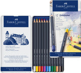 Farveblyant goldFaber tin 12 ass