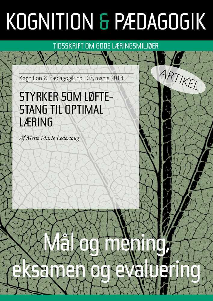 Styrker som løftestang til optimal læring