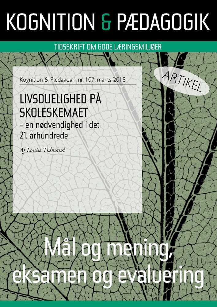 Livsduelighed på skoleskemaet