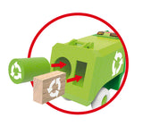Light and sound garbage truck