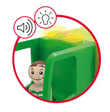 Light and sound garbage truck