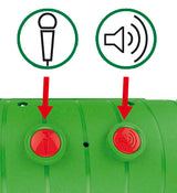 Light and sound garbage truck