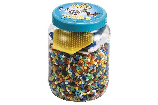Hama perler 7000stk +2ass stiftplader