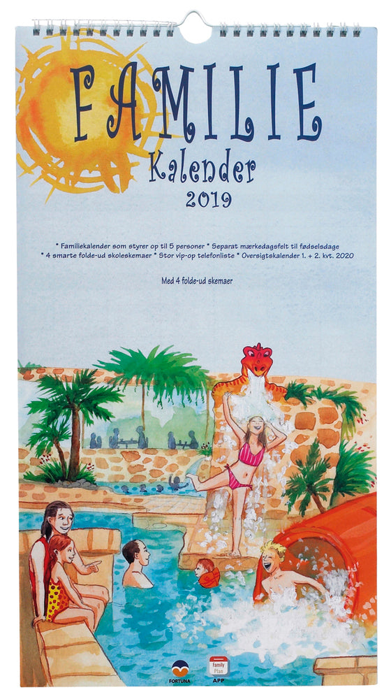 FAMILIEKALENDER 2019 VEJR 5 PERS.