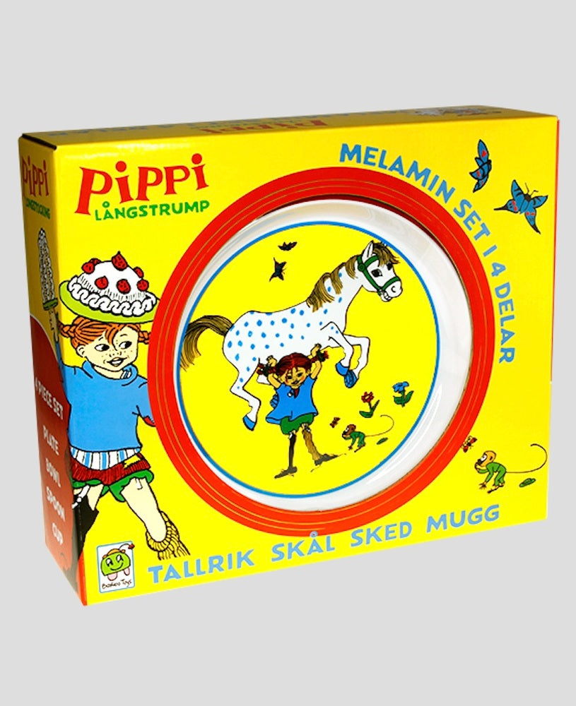 Pippi Langstrømpe - Gavesæt med 4 dele
