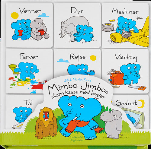 Mimbo Jimbos store kasse med bøger