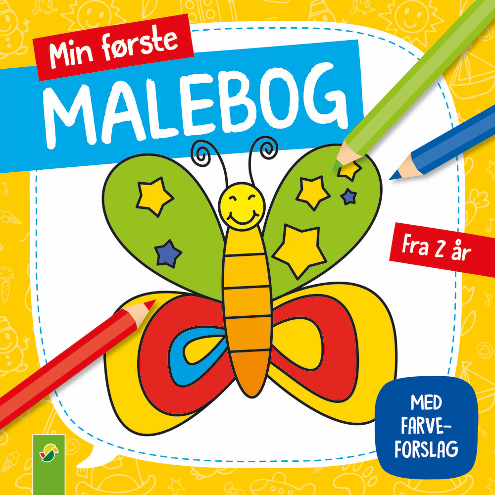 MIN MALEBOG FRA 2 ÅR SOMMERFUGL