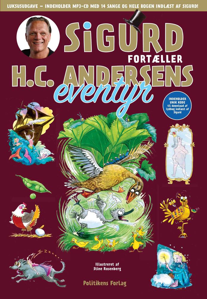 Sigurd fortæller H.C. Andersens eventyr - Guldudgave
