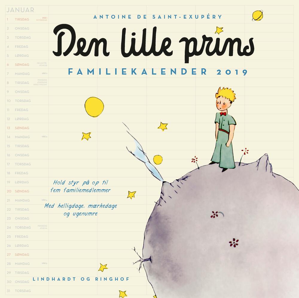 Den lille prins, familiekalender 2019