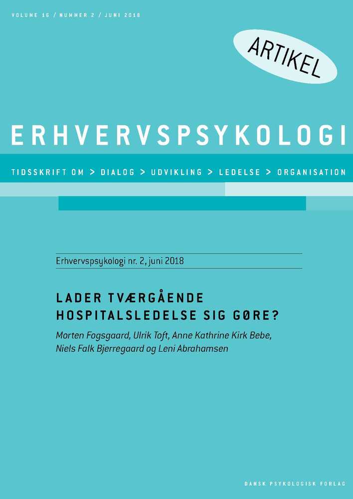 Lader tværgående hospitalsledelse sig gøre?