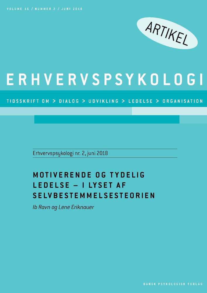 Motiverende og tydelig ledelse - i lyset af selvbestemmelsesteorien