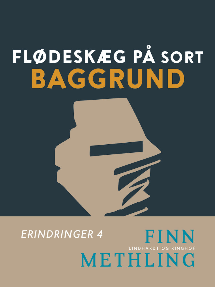 Flødeskæg på sort baggrund