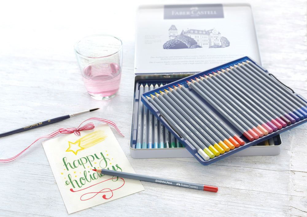 Farveblyant Goldfaber akvarel 48 ass