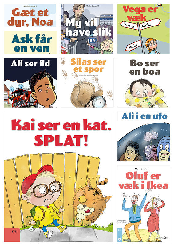 Lyn Bogpakke 2 - Letlæsning for børn