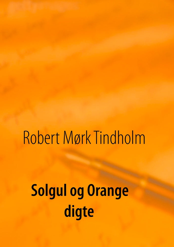 Solgul og orange