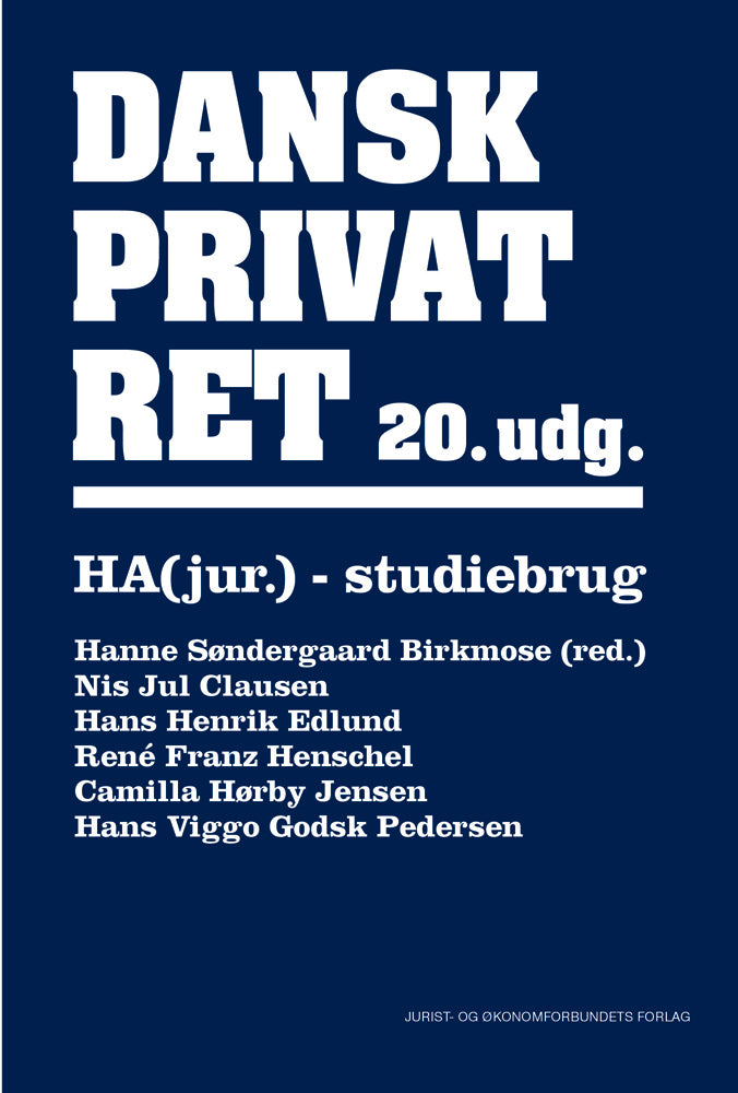 Dansk Privatret HA(jur.)