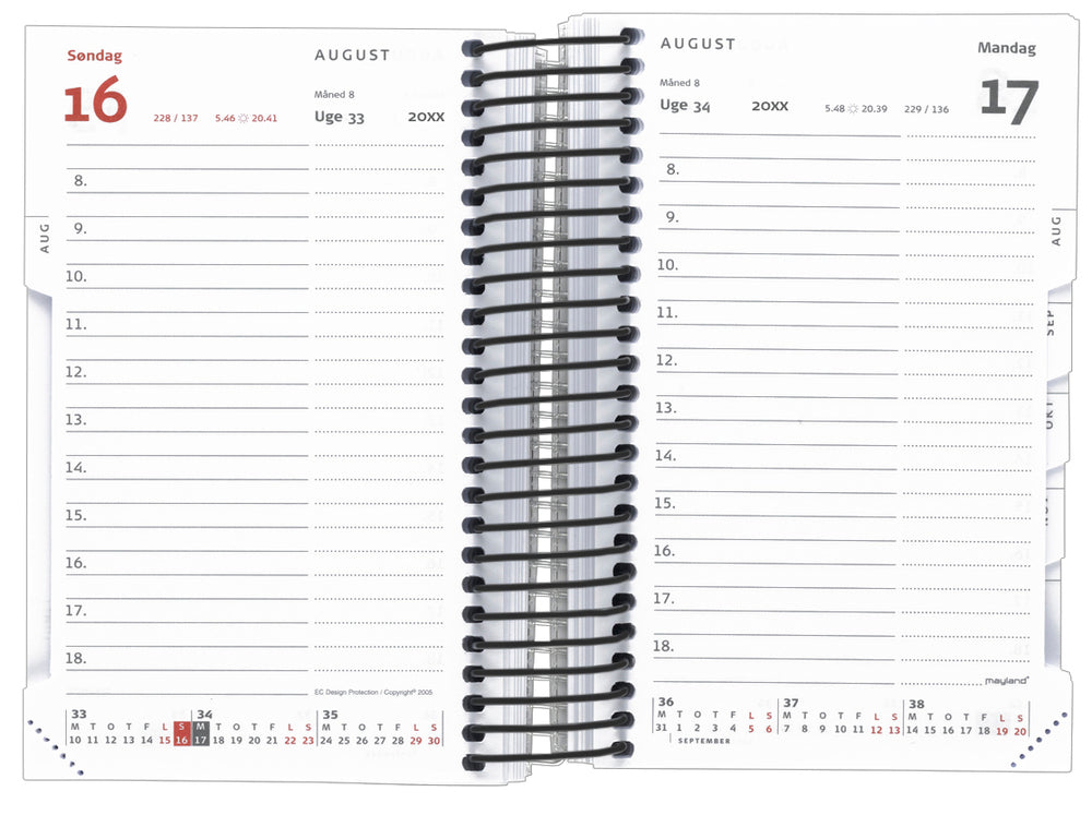 Mayland studiekalender 19/20 4i1