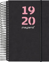 MAYLAND STUDIEKALENDER 19/20 A5 BLACK