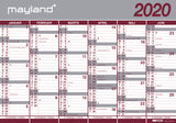 KÆMPEKALENDER MAY. 19/20 2X6 MDR. PAPIR