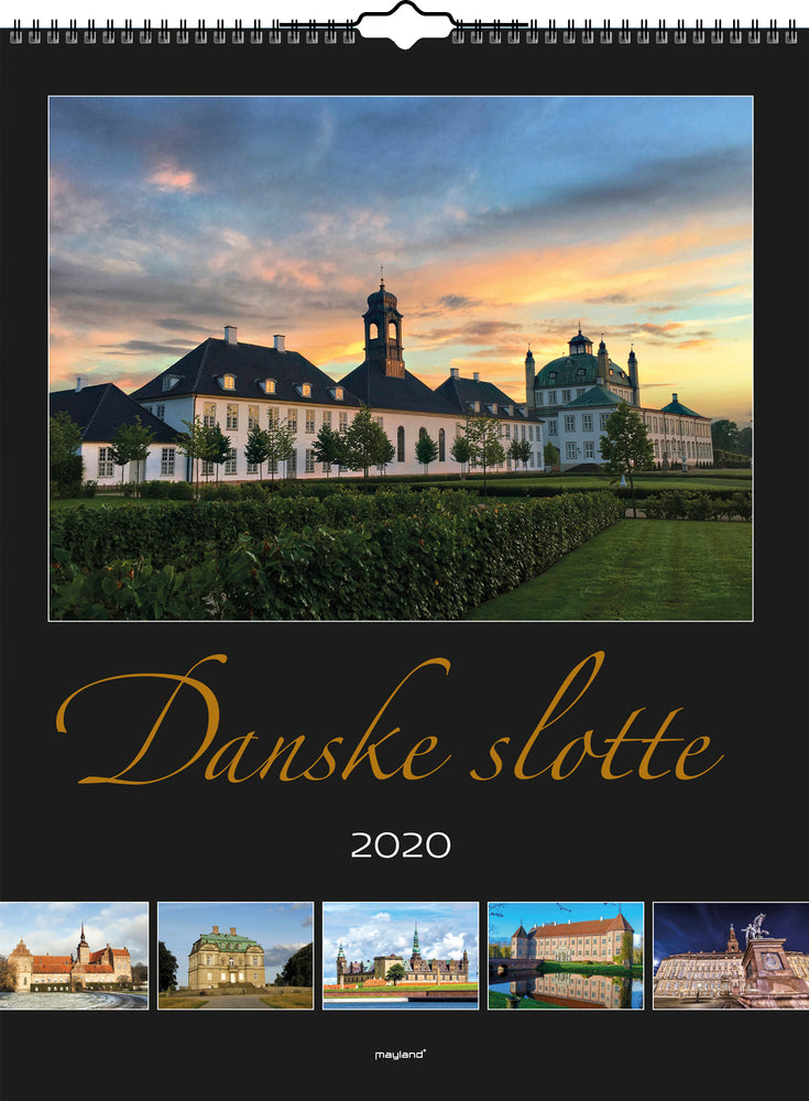 Vægkalender danske slotte 2020 Mayland