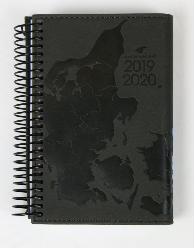 STUDIEKALENDER 2019/20 PU LILLE PRÆG DK 2 ASS SORT OG GRÅ