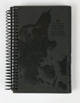 STUDIEKALENDER 2019/20 PU LILLE PRÆG DK 2 ASS SORT OG GRÅ