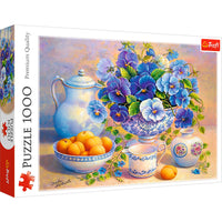 Puslespil Blue bouquet 1000 brikker