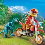 9431 Playmobil Motocross-Cykel Med Raptor