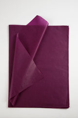 Silkepapir bordeaux 10 ark 50x70 cm 14 g.