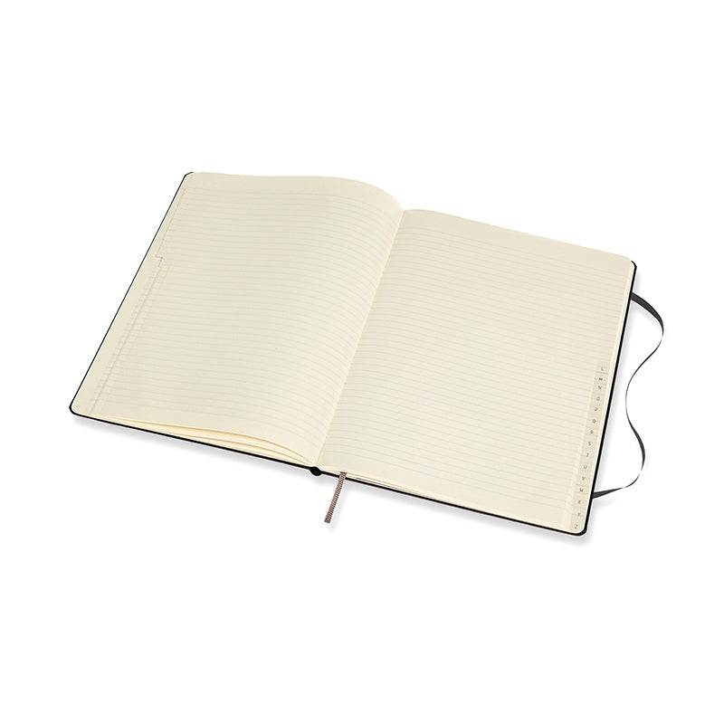 Adressebog Moleskine xl sort m/192 ark