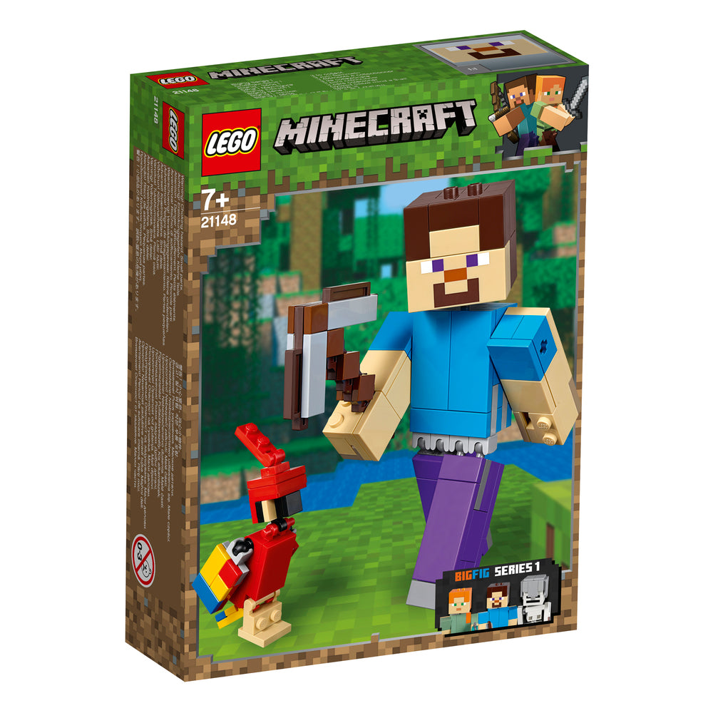 21148 LEGO MINECRAFT STOR STEVE-FIGUR MED PAPEGØJE