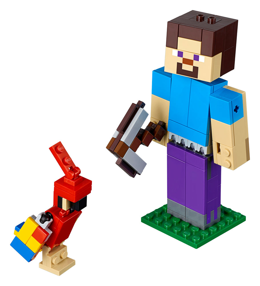 21148 LEGO MINECRAFT STOR STEVE-FIGUR MED PAPEGØJE