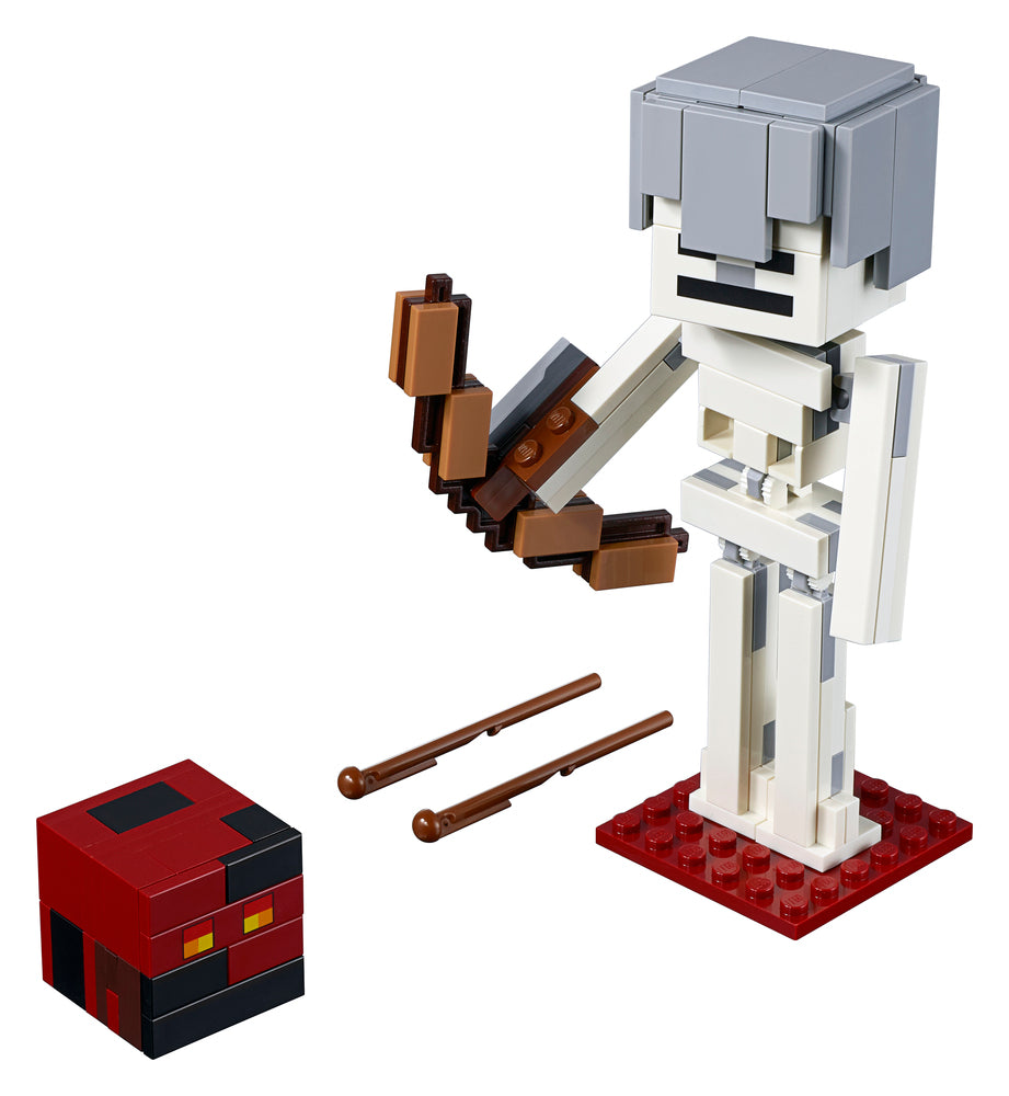 21150 LEGO MINECRAFT STOR SKELETFIGUR MED MAGMAKUBUS