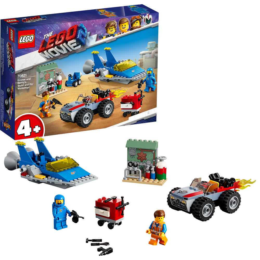 70821 LEGO Movie Emmet og Bennys byg og iks værksted