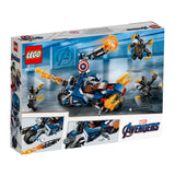 76123 LEGO Super Heroes Captain America outrider angreb