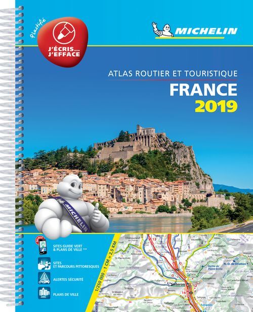 Michelin Tourist & Motoring Atlas France 2019