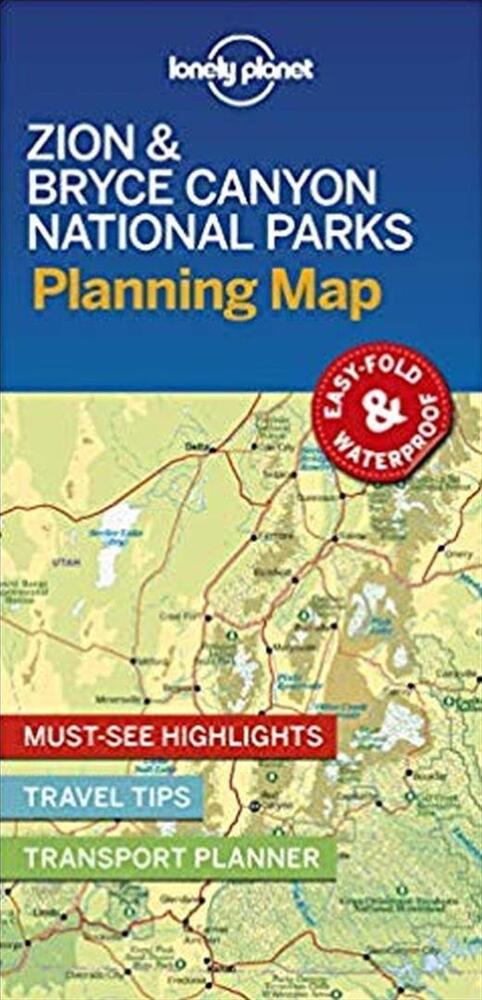 Lonely Planet Planning Map: Zion & Bryce Canyon National Parks