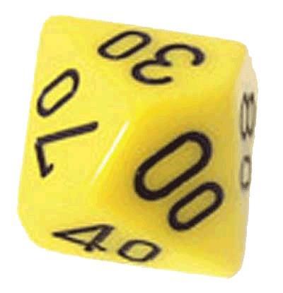 Terning, 10 sider med 10 tabellen (12 stk.)