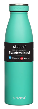 Sistema drikkeflaske stainless steel 500 ml ass farver