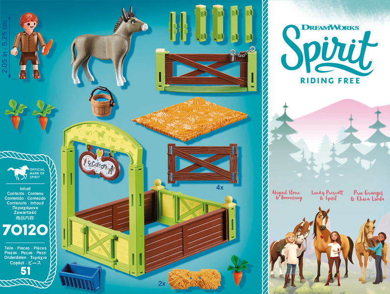 Playmobil 70120 snips og señor carrots med hestestald