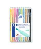 Highligther Staedtler  triplus pastel 10 stk