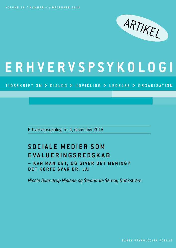 Sociale medier som evalueringsredskab