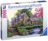 Puslespil romantic cottage 1000 brikker