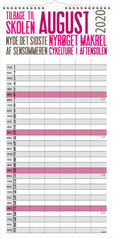 FAMILIEKALENDER TREND  2020 MAYLAND