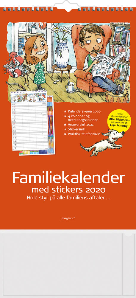 FAMILIEKALENDER OTTO DICKMEISS ILLU. 4 KOL. 2020 MAYLAND