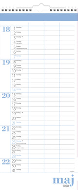 Familiekalender lille  2020 Mayland