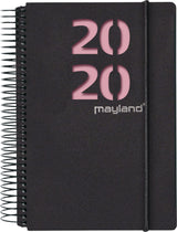 SPIRALKALENDER 1 DAG SORT 2 BLADE  2020 MAYLAND
