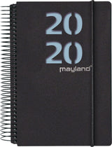 SPIRALKALENDER 1 DAG SORT 2 BLADE  2020 MAYLAND