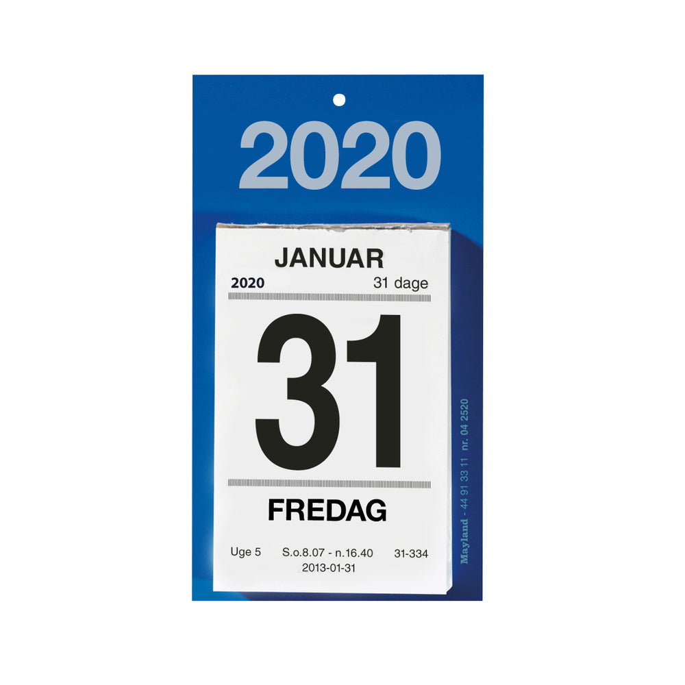 Afrivningskalender 2020 Mayland