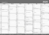 KONTORKALENDER WHITEBOARD A2  2020 MAYLAND